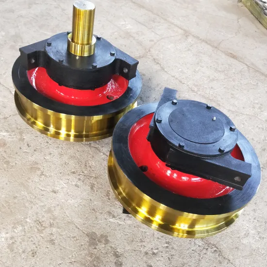 Industrial Cast Crane Wheels Customized Crane Trolley Wheel 