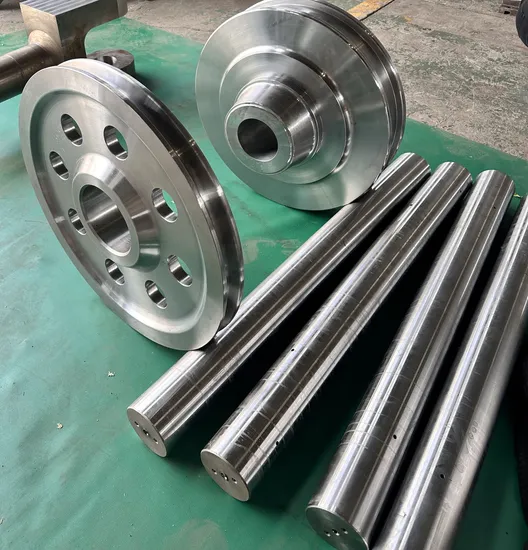 Roues forgées professionnelles haute performance pour ponts roulants et roues de rails de grue